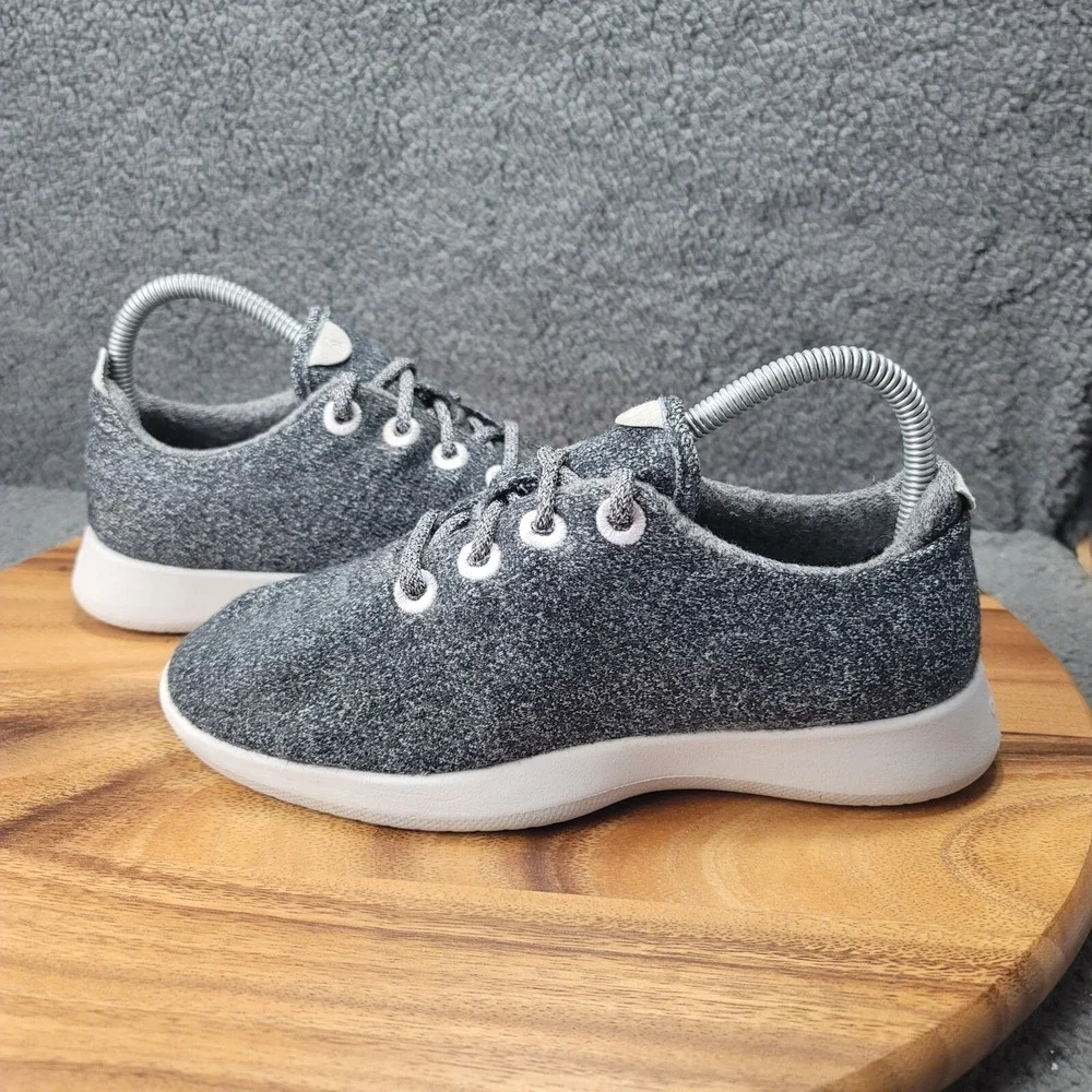 Allbirds‎ Wool Shoes Gray Womens Size 8 Runners Lace Up Sneakers Casual Comfort